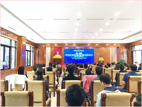 Tổ chức Tập huấn về chuyển đổi số cho ngành thư viện 