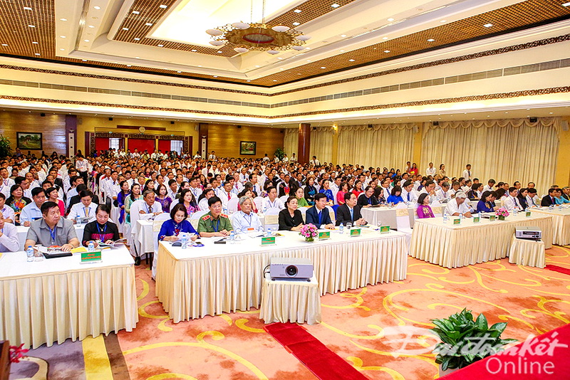 Khai mạc Hội nghị biểu dương cán bộ Mặt trận cơ sở tiêu biểu giai đoạn 2014-2017