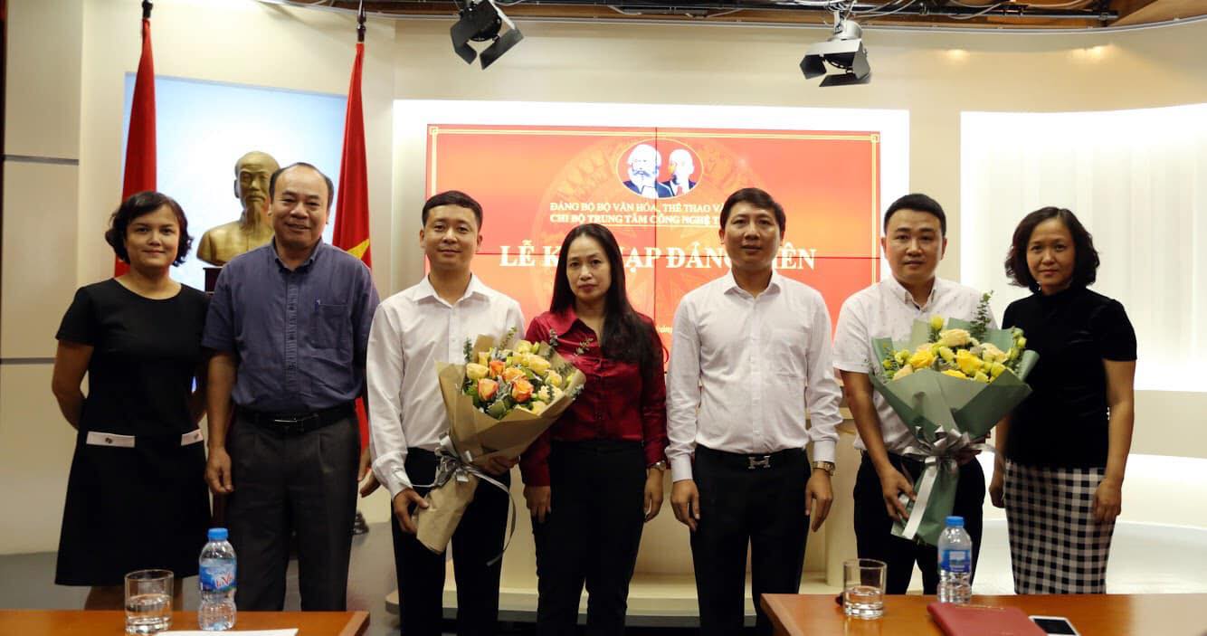Lễ kết nạp Đảng viên năm 2019 của Trung tâm Công nghệ thông tin – Báo điện tử Tổ Quốc