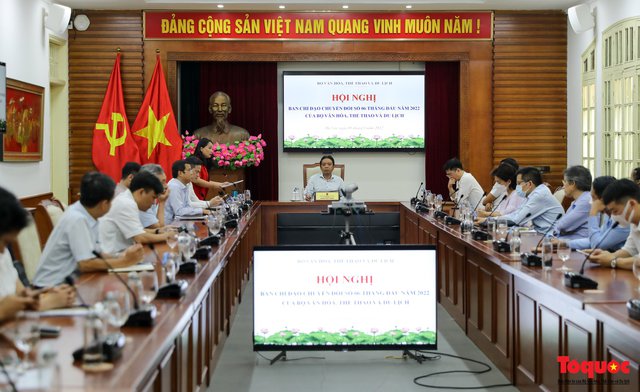 Bộ VHTTDL tổ chức Hội nghị Ban Chỉ đạo chuyển đổi số 6 tháng đầu năm 2022