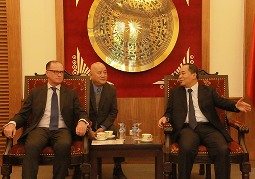 Thứ trưởng Lê Khánh Hải tiếp thân mật Đại sứ Áo tại Việt Nam