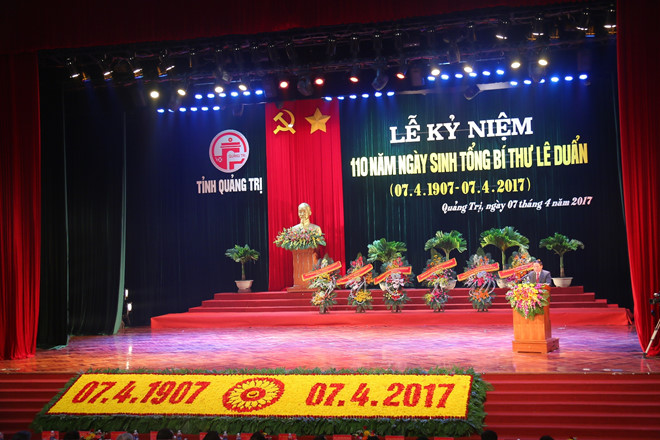 Lễ kỷ niệm 110 năm Ngày sinh TBT Lê Duẩn