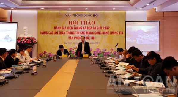 Thảo luận về an toàn thông tin cho Văn phòng Quốc hội