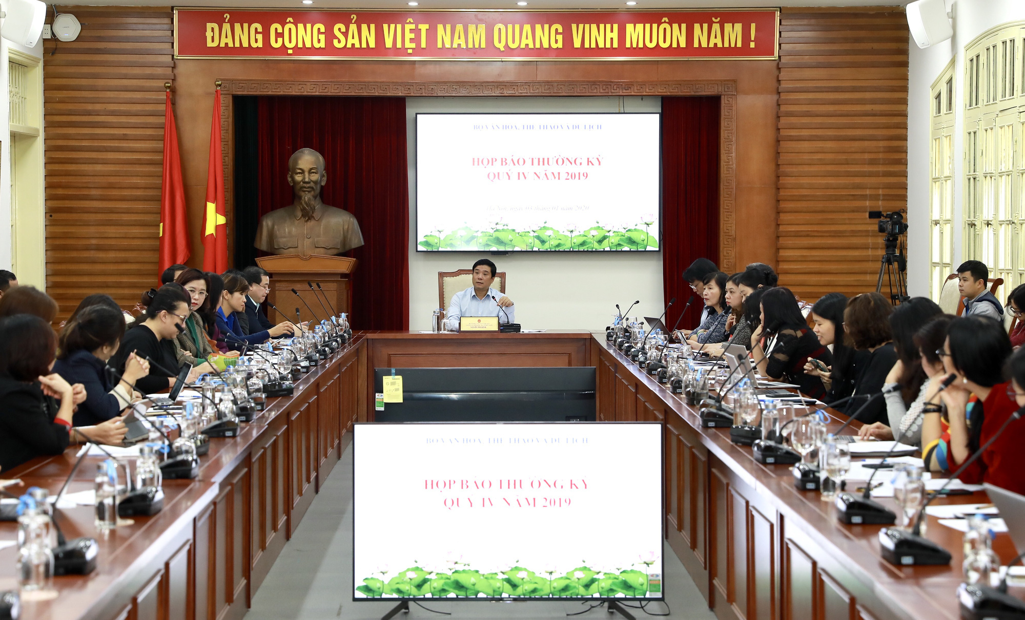 Bộ VHTTDL Họp báo thường kỳ quý IV năm 2019