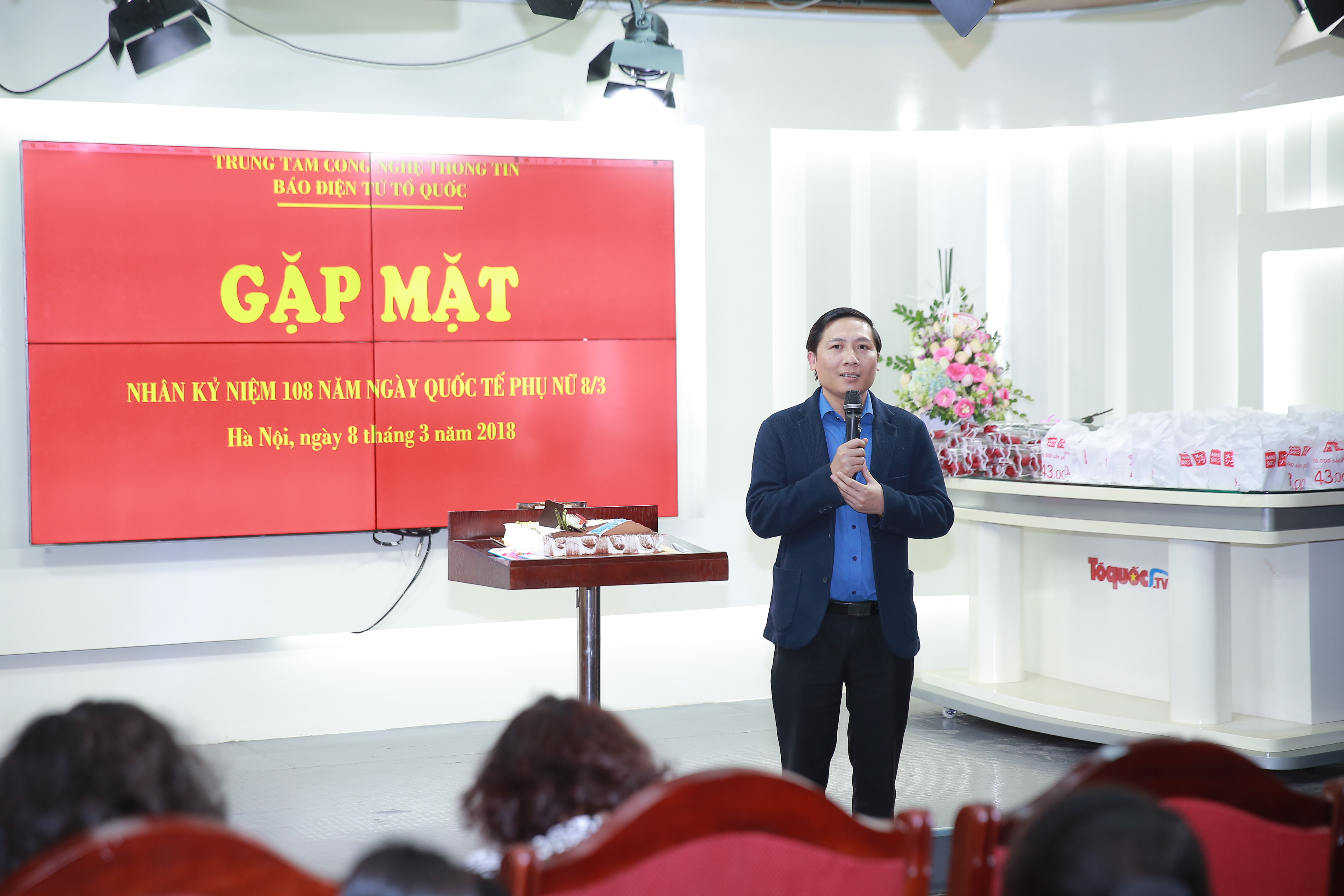 Trung tâm CNTT và Báo điện tử Tổ Quốc chào mừng kỷ niệm 108 năm Ngày Quốc tế phụ nữ 8/3