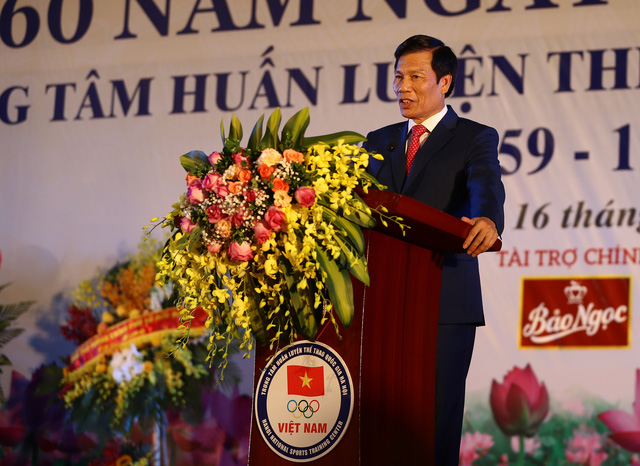 Bộ trưởng Nguyễn Ngọc Thiện: Trung tâm Huấn luyện thể thao quốc gia Hà Nội đã đóng góp rất lớn cho Thể thao Việt Nam