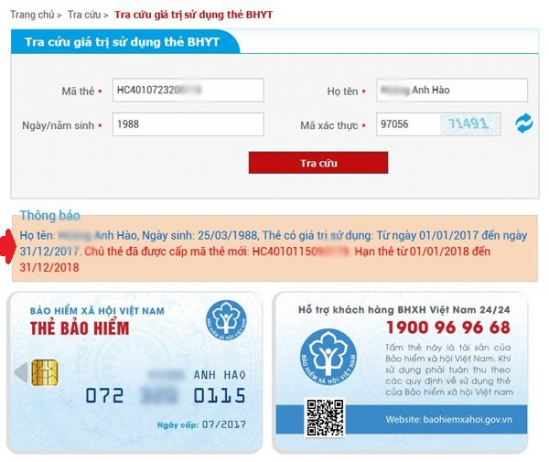 Cách tra cứu thẻ BHYT, sổ BHXH online