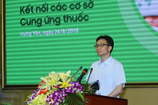 Phó Thủ tướng Vũ Đức Đam: Ứng dụng CNTT kết nối các cơ sở cung ứng thuốc để khắc phục tình trạng mua bán thuốc lỏng lẻo