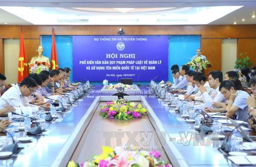 Quản lý chặt việc sử dụng tên miền quốc tế tại Việt Nam