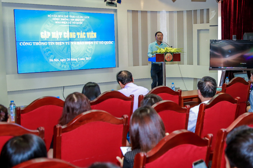 Hội nghị Cộng tác viên của Cổng Thông tin điện tử của Bộ VHTTDL và Báo Điện tử Tổ Quốc