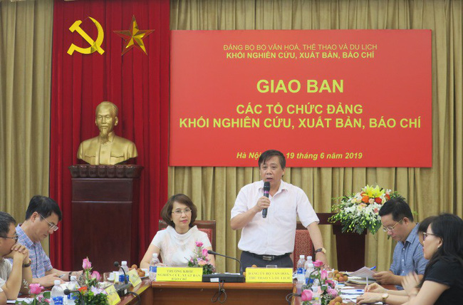 Hội nghị Giao ban các tổ chức Đảng khối Nghiên cứu, xuất bản, báo chí