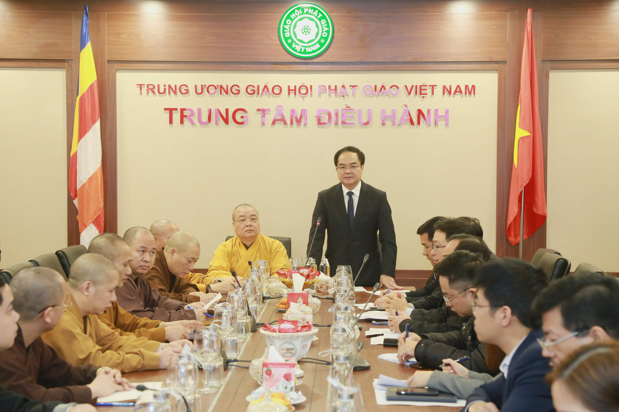Giáo hội Phật giáo Việt Nam: Đẩy mạnh phòng, chống lây lan dịch bệnh do virus Corona tại các cơ sở Phật giáo