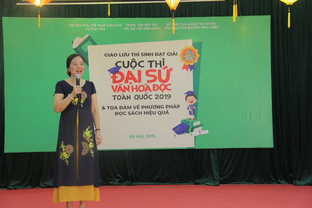 Giao lưu các thí sinh đạt giải Cuộc thi Đại sứ Văn hóa đọc năm 2019