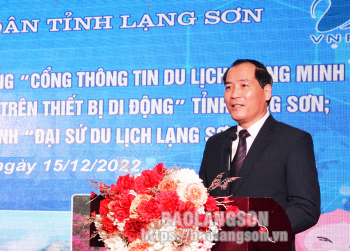 Khai trương “Cổng thông tin du lịch thông minh và ứng dụng du lịch thông minh trên thiết bị di động” tỉnh Lạng Sơn