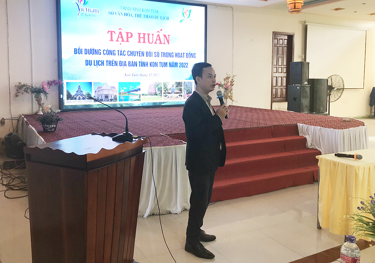 Hỗ trợ tập huấn cho địa phương và doanh nghiệp du lịch ở Kon Tum về chuyển đổi số du lịch