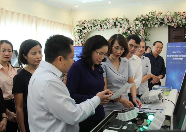 Thúc đẩy chuyển đổi số trong hệ thống thư viện